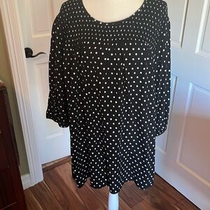 Polka dot tunic